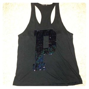 PINK Bling Racerback Tank